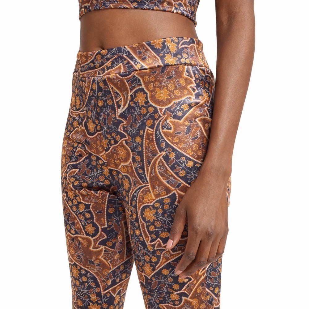 Elodie - Velvet Paisley Pants